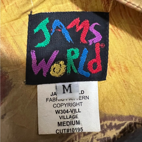 Jams World Artsy Impressionist Village Dress Size Medium - Picture 10 of 12